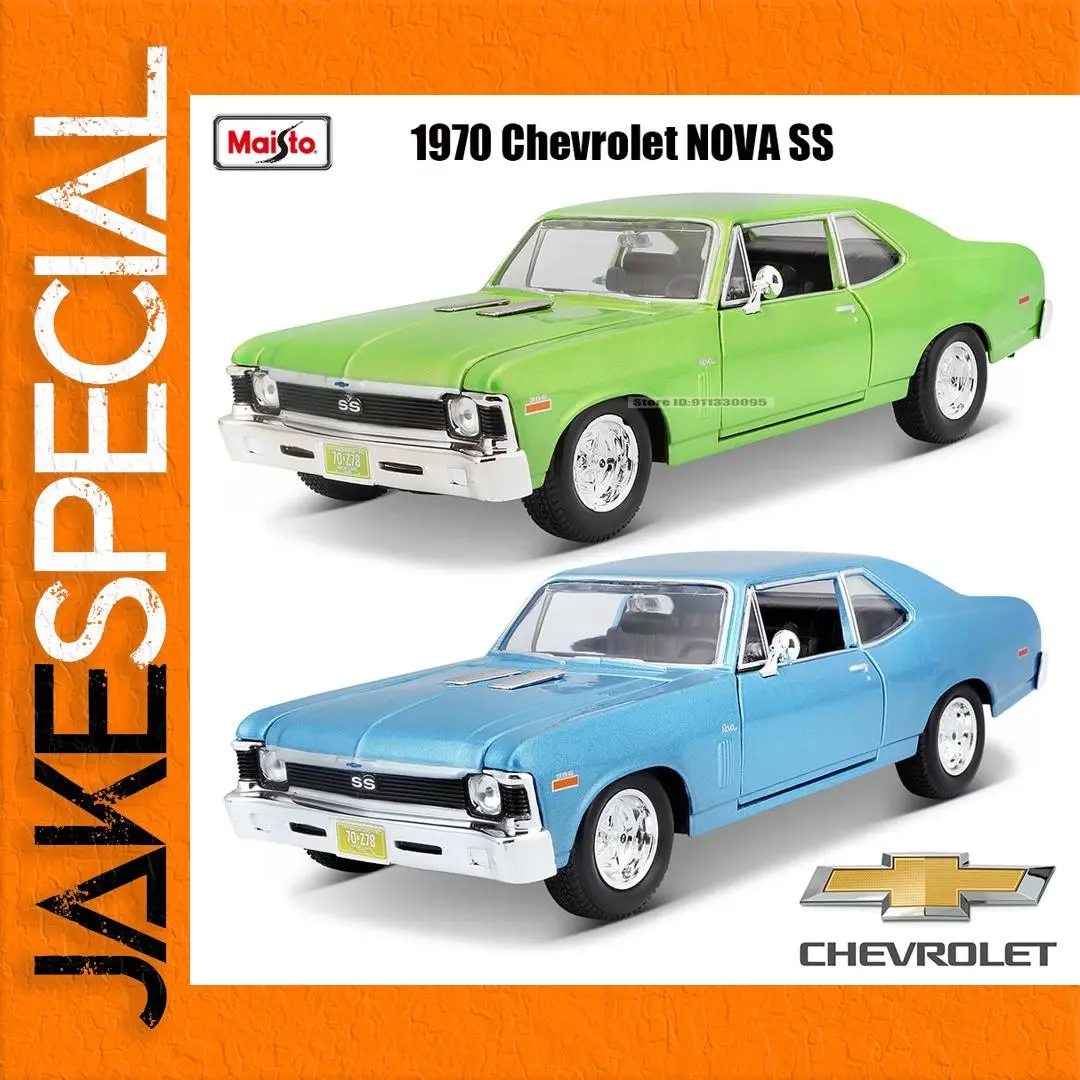 1970 Chevrolet NOVA SS 1:24 Die-Cast Model 1 1970 Chevrolet NOVA SS 1:24 Die-Cast Model