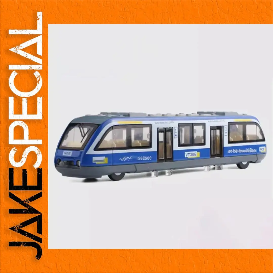 Alloy City Light Rail Train Model 1:18 Scale 1 Alloy City Light Rail Train Model 1:18 Scale