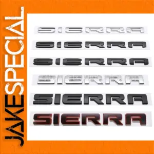 GMC Sierra Logo Decal - 27.8cm Aluminum Badge