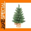 Mini 60cm Christmas Tree with Wooden Accents