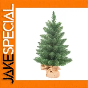 Mini 60cm Christmas Tree with Wooden Accents