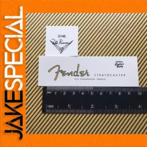 Set of 3 Electric Guitar Headstock Decals