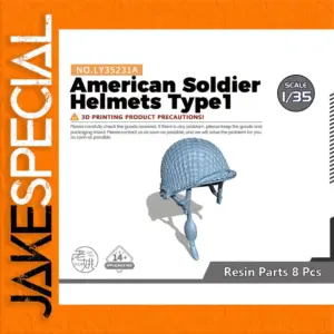 1:35 Scale American Soldier Helmet Model