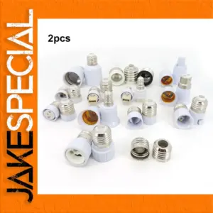 Versatile LED & Halogen Lamp Base Adapter Set