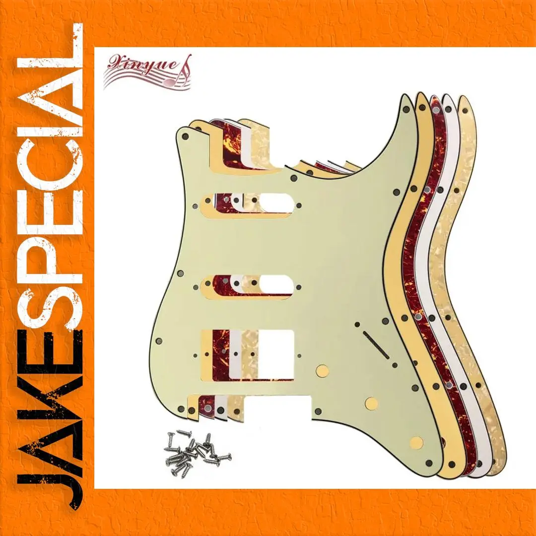 Custom Pickguard for Stratocaster HSS Models 1 Custom Pickguard for Stratocaster HSS Models