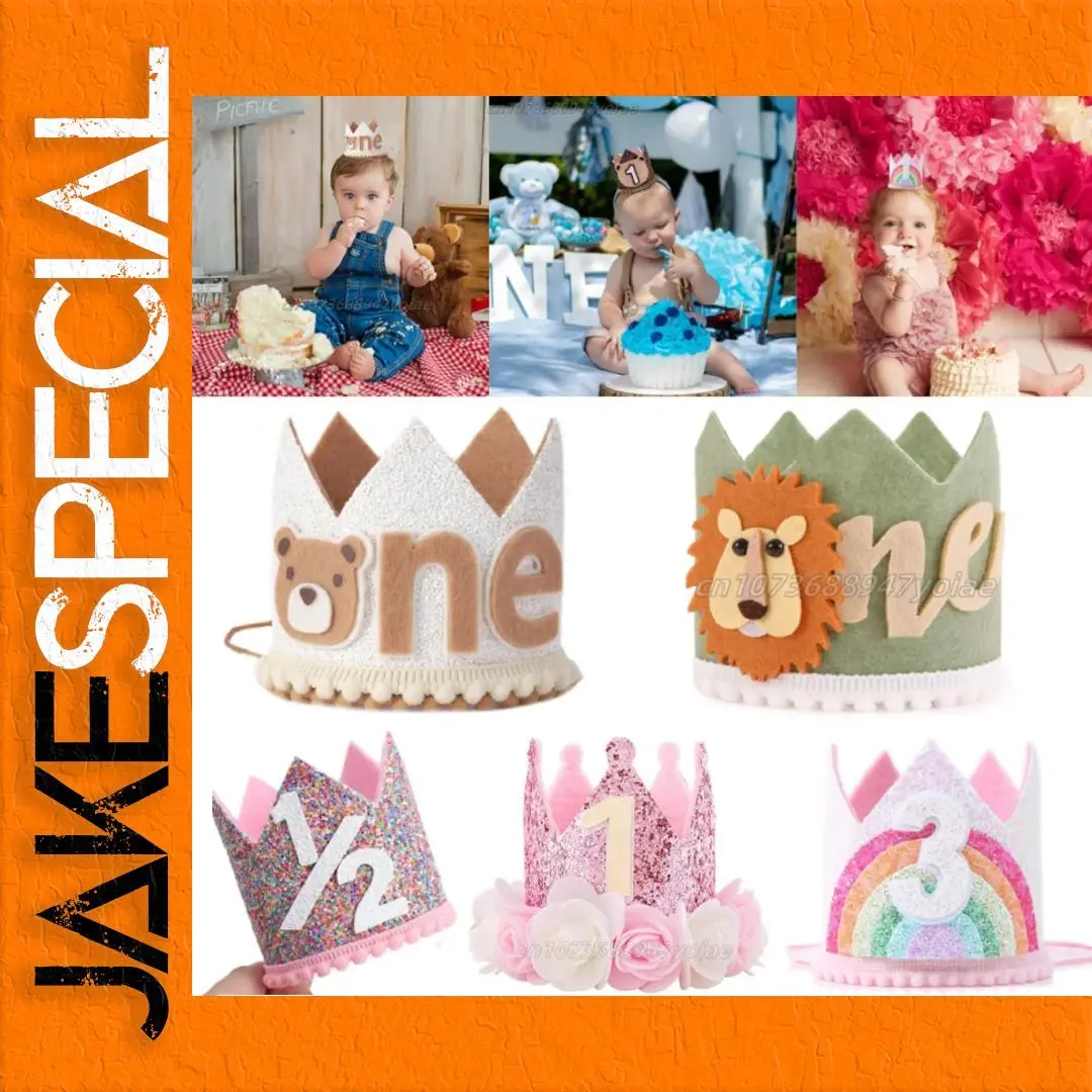 Kids Birthday Crown with Cartoon Animal Designs 1 Kids Birthday Crown with Cartoon Animal Designs