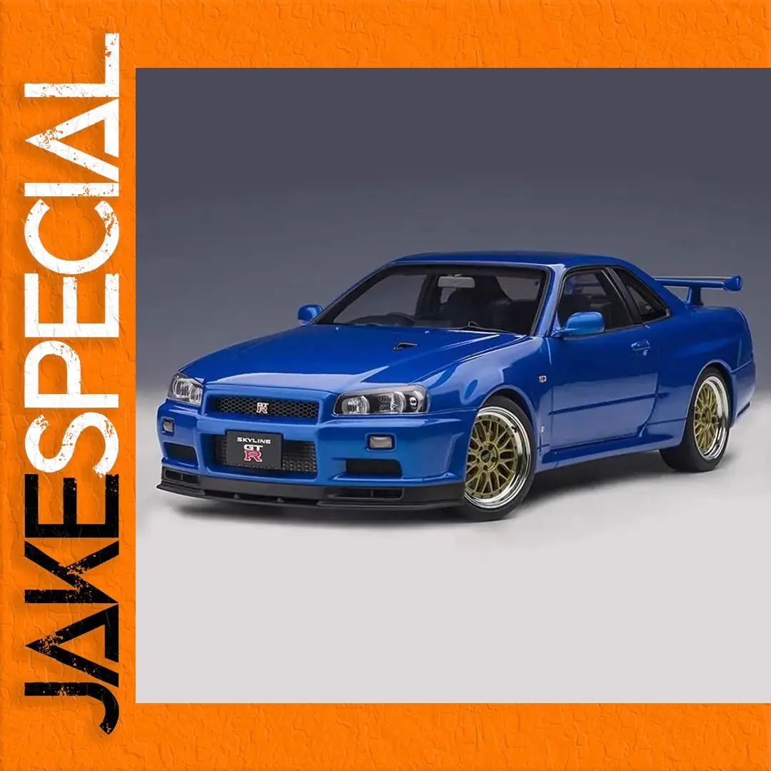 Nissan GTR R34 Skyline 1:18 Scale Model 1 Nissan GTR R34 Skyline 1:18 Scale Model