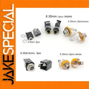 PJ Series PCB Mount Headphone Jack Sockets