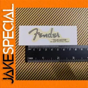 Vintage Custom Bass Decals for ST & Tele Guitars