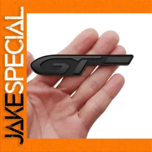 Black GT Badge for Peugeot Vehicles