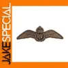RAF Vintage Bronze Enamel Pin with Wings