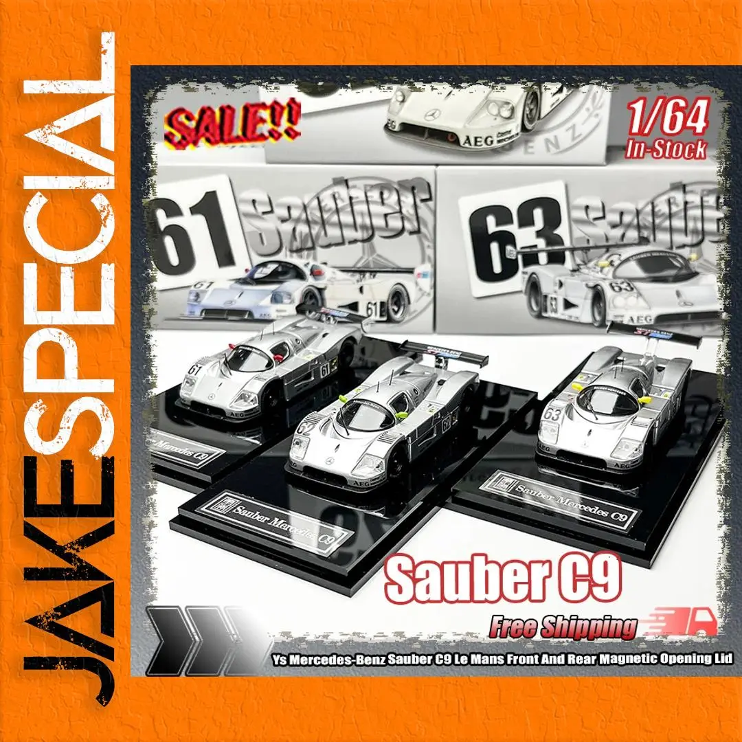 Mercedes-Benz Sauber C9 1:64 Die-Cast Model 1 Mercedes-Benz Sauber C9 1:64 Die-Cast Model