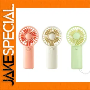 Handheld Mini Fan in Pastel Colors