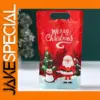 Festive Santa Zipper Stand-Up Gift Bags (Pack of 10/25)