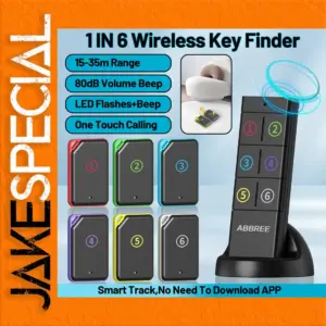 ABBREE 1 in 6 Wireless Key Finder KF-106