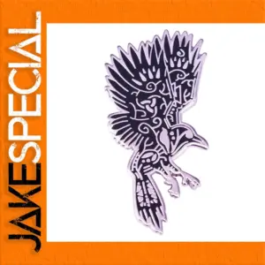 Odin Raven Enamel Pin Viking Norse Design