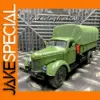 1/24 Alloy Military Tactical Truck Model