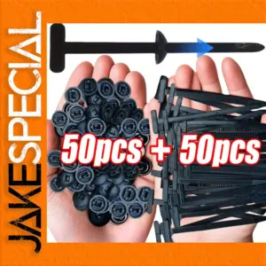 Heavy-Duty Nylon Cable Tie Buckle Set for Auto and Wiring