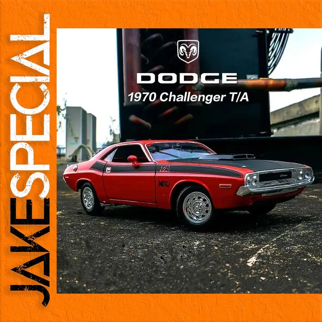 1970 Dodge Challenger T/A Diecast Model 1:24 Scale 1 1970 Dodge Challenger T/A Diecast Model 1:24 Scale