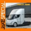 1:24 Scale Semi-Truck Trailer Model in Silver