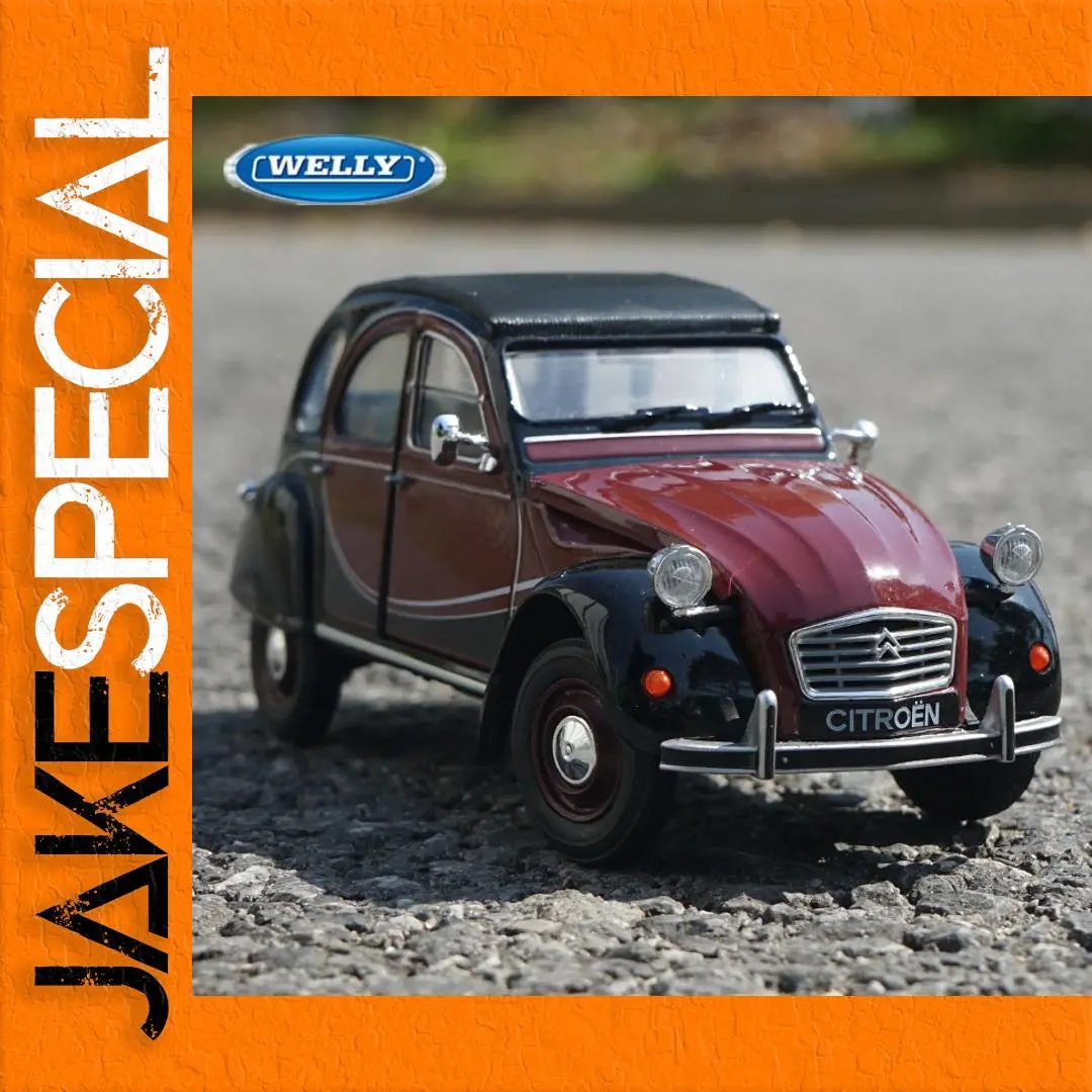 Citroen 2CV 6 Charleston 1:24 Diecast Model 1 Citroen 2CV 6 Charleston 1:24 Diecast Model