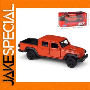 Vivid Orange Jeep Gladiator Model 1:36 Scale