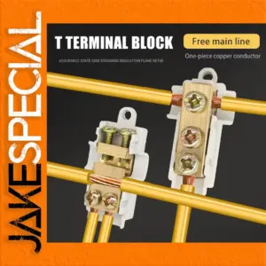 High-Power T-Shaped Wire Splitter Connector