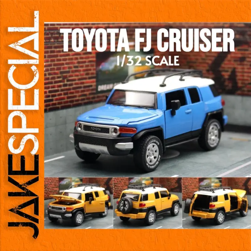 Vibrant Blue 1/32 Toyota FJ Cruiser Diecast Model: The Perfect Collectible 1 8202842ebfab4fd3b61996b0 product image