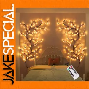 Elegant 144-LED Willow Vine Wall Light