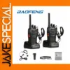 Black UHF PMR446 Walkie-Talkie Set 16 Channels
