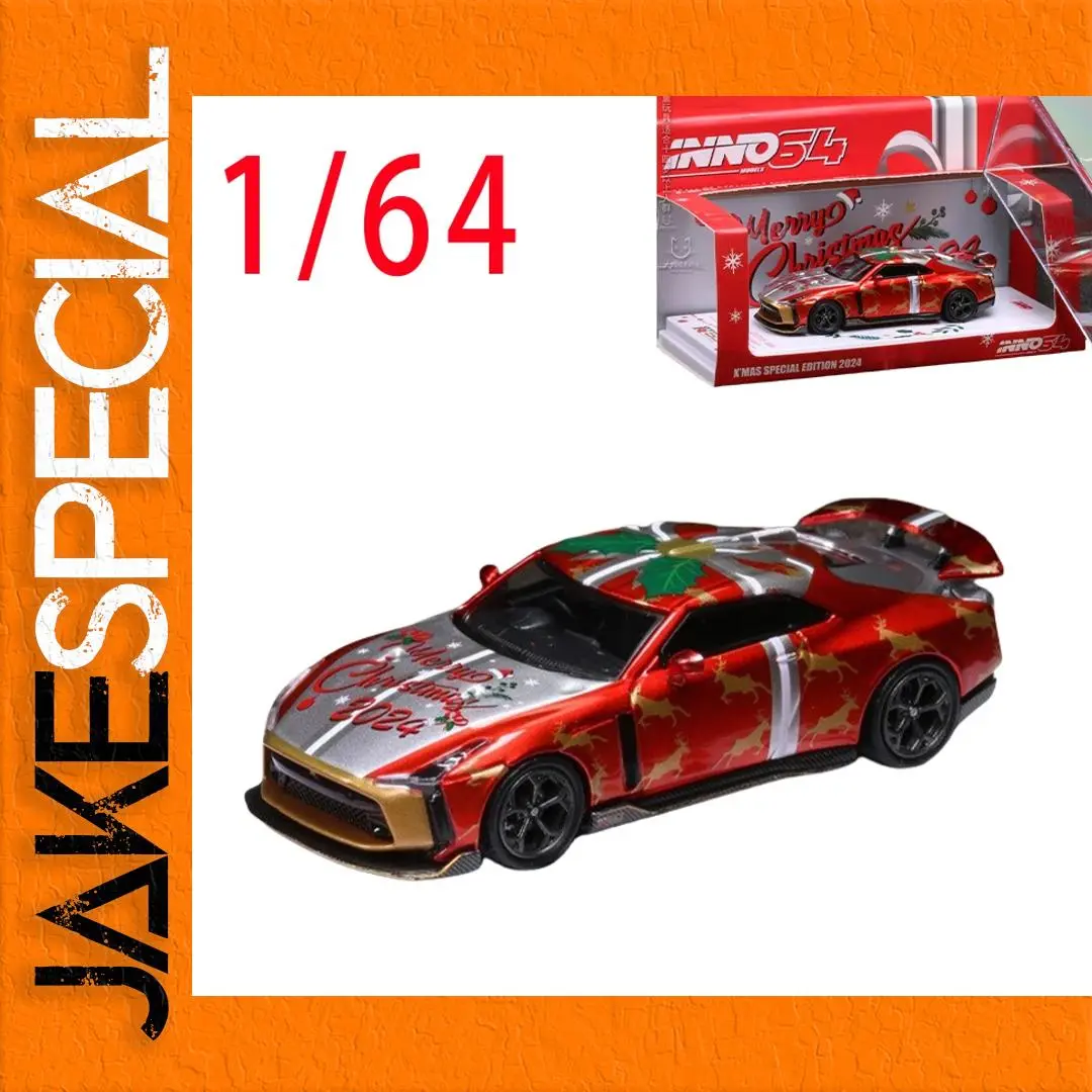 INNO Cars 1/64 Nissan GTR R50 X Christmas Model 1 INNO Cars 1/64 Nissan GTR R50 X Christmas Model