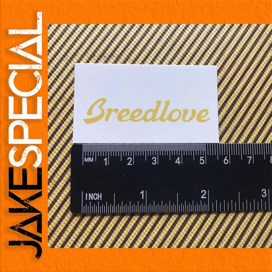 Breedlove Waterslide Guitar Decal Set of 3 1 Breedlove Waterslide Guitar Decal Set of 3