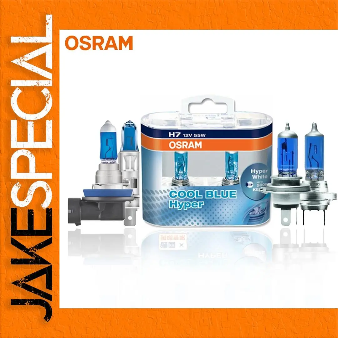 Osram 5300K Halogen Headlight Bulb Set, 12V 55/60W 1 Osram 5300K Halogen Headlight Bulb Set, 12V 55/60W