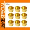 Gold Aluminum Candle Holders Set of 10