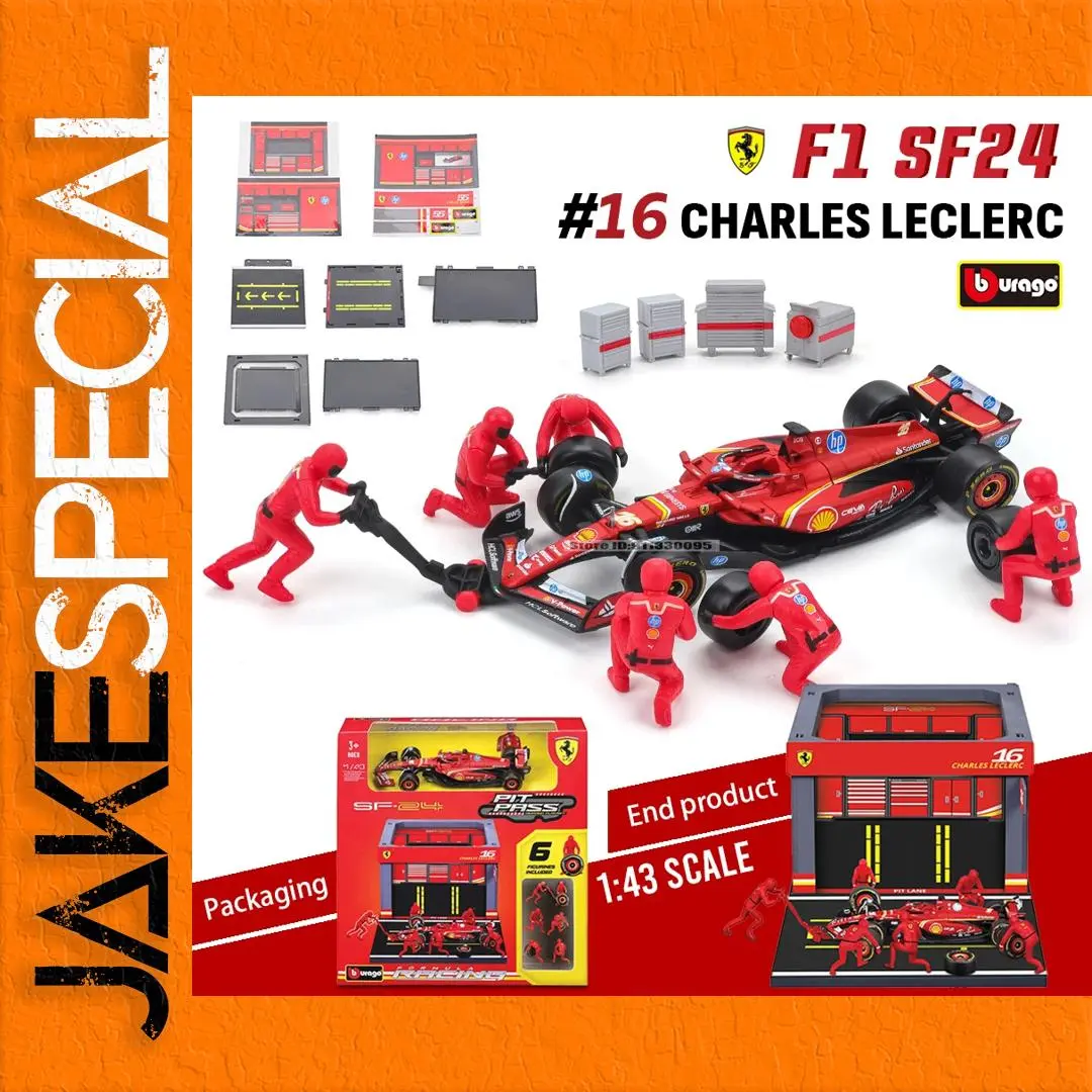 Bburago 2024 F1 Ferrari SF24 Diecast Model 1 Bburago 2024 F1 Ferrari SF24 Diecast Model