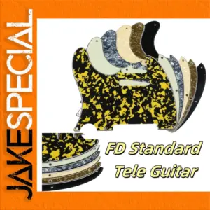 Left-Handed Telecaster Pickguard 3-Ply/4-Ply Options