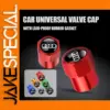 Aluminum Tire Valve Cap Set for Cars and Bikes