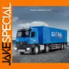 Vivid Blue Diecast Transport Truck Model