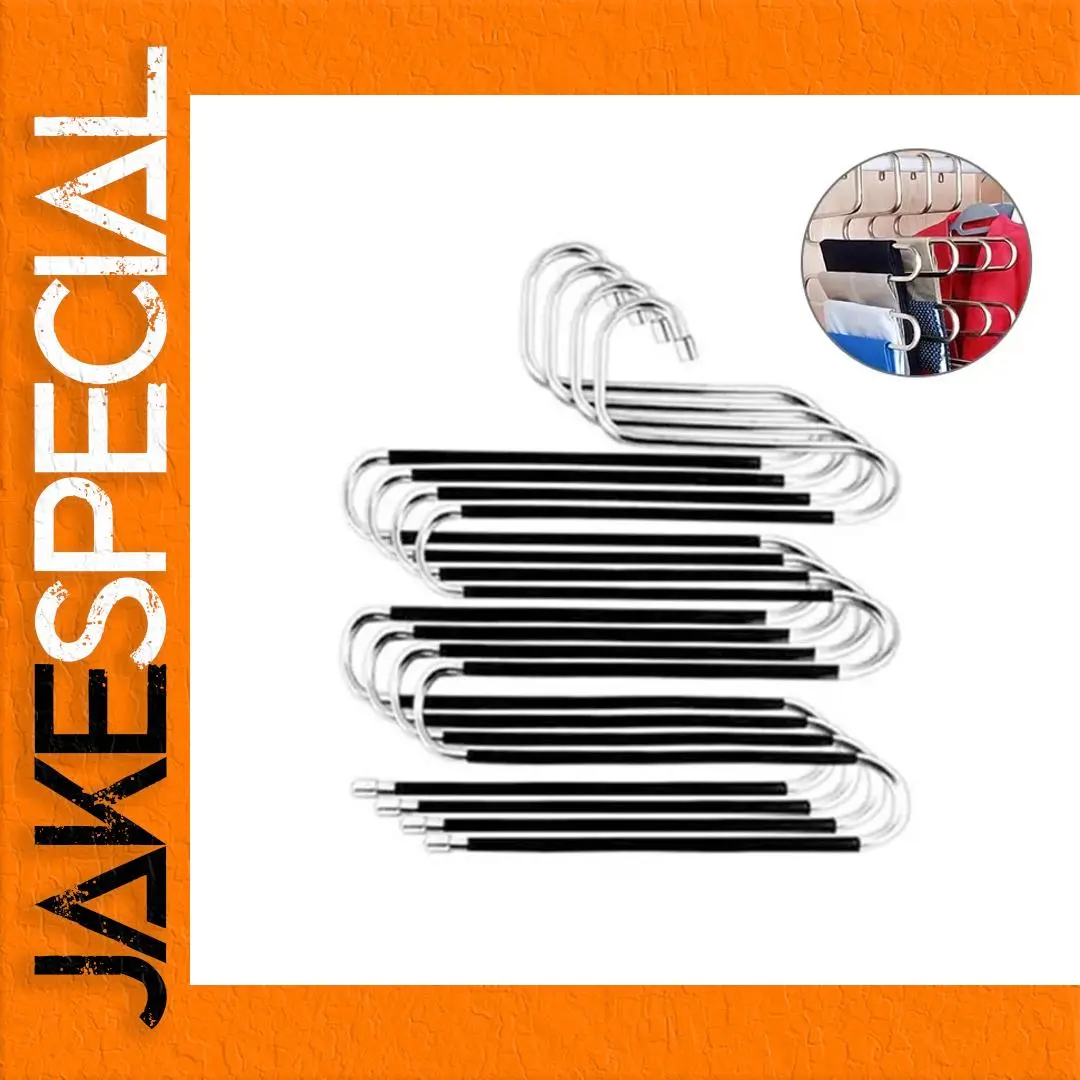 Adjustable 5-Tier Trouser Organizer for Closet 1 Adjustable 5-Tier Trouser Organizer for Closet