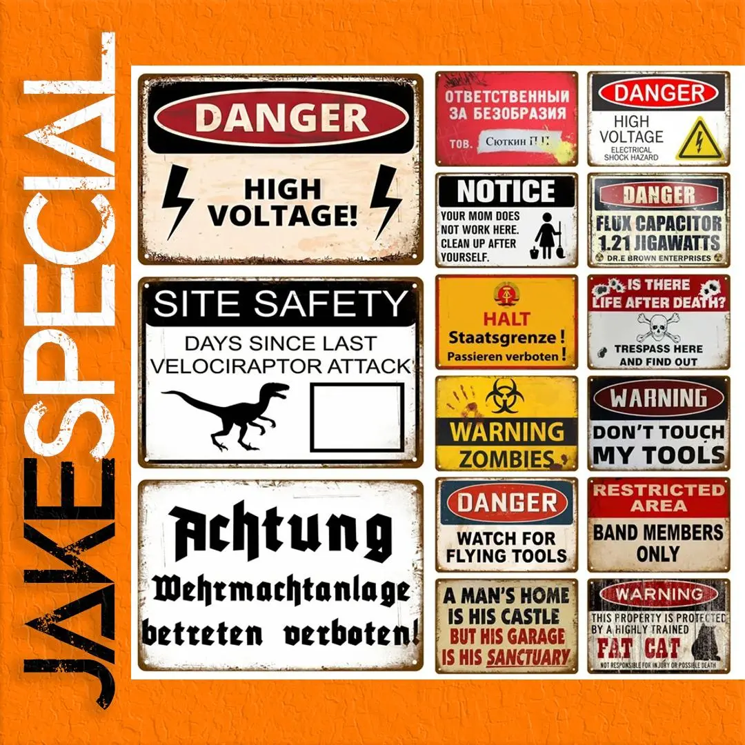 Vintage Metal Sign 20 x 30 cm Customizable 1 Vintage Metal Sign 20 x 30 cm Customizable