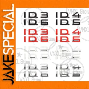 VW ID Series 3D Metal Alloy Emblems