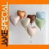 18-Inch Heart-Shaped Foil Balloon in Vintage Colors