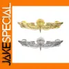Military-Style Parachutist Badge in Gold/Silver