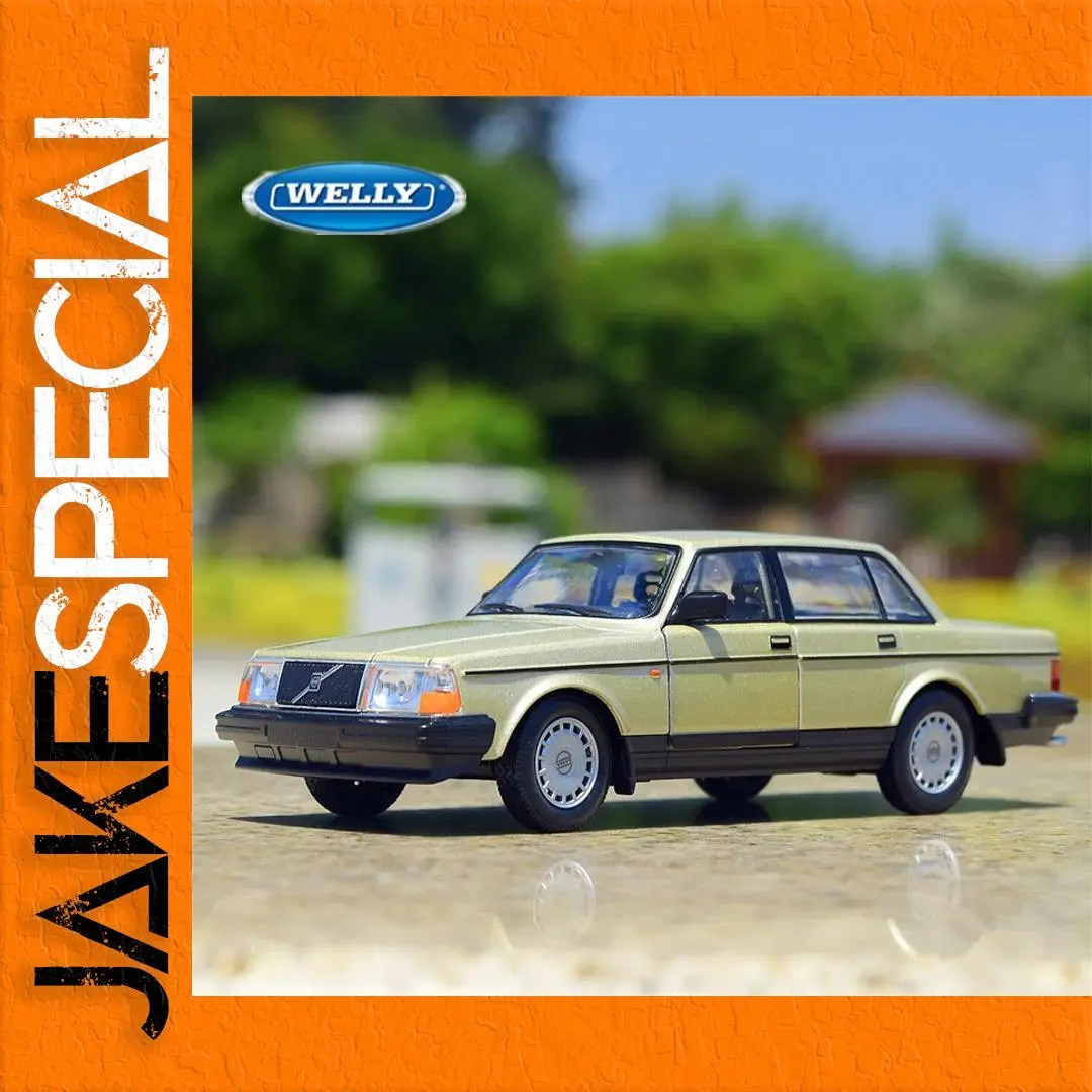 Vintage Volvo 240 GL Diecast Model 1:36 Scale 1 Vintage Volvo 240 GL Diecast Model 1:36 Scale