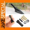 Carbon Fiber Stubby Car Antenna - 1.4" Compact Design