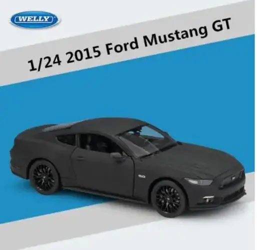 1:24 Mustang GT Diecast Model in Black Finish 7 1:24 Mustang GT Diecast Model in Black Finish - Image 7