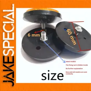 6cm Motorcycle Reflector Set for Enhanced Safety