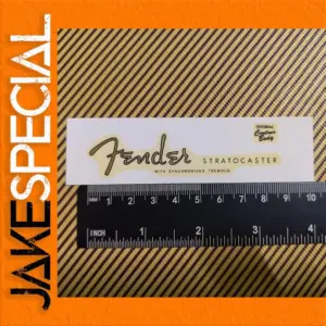 Vintage Bass Guitar Decal Set of 2