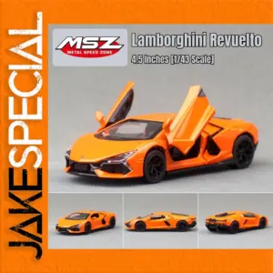 Orange Lamborghini Revuelto Diecast Model 1:40 Scale