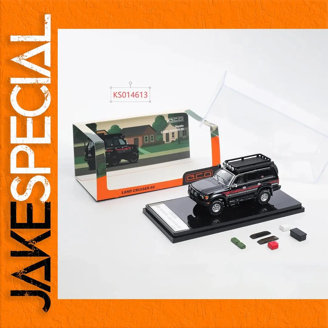 Diecast Land Cruiser 80 Model, 1:64 Scale 1 Diecast Land Cruiser 80 Model, 1:64 Scale